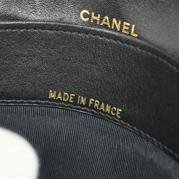 Chanel Black Lambskin Bicolore Wallet Coin Purse 125557 - Picture 6 of 7